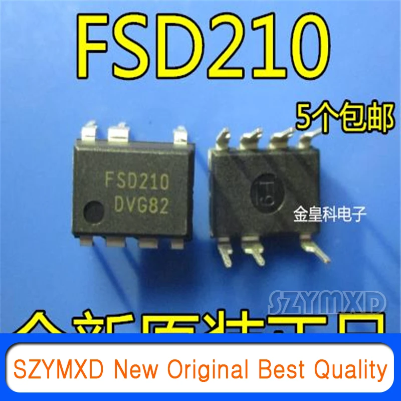 10Pcs/Lot New Original FSD210 FSO210 induction cooker power chip in-line DIP7 pin  Fast delivery
