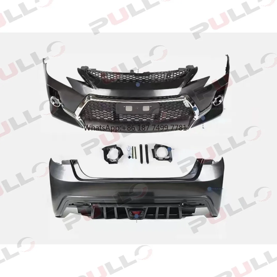 

High Quality BodyKit for REIZ Mark X 2014-2018 Change to GS Style Include Front and Rear Bumper with Grille and Auto Lamps