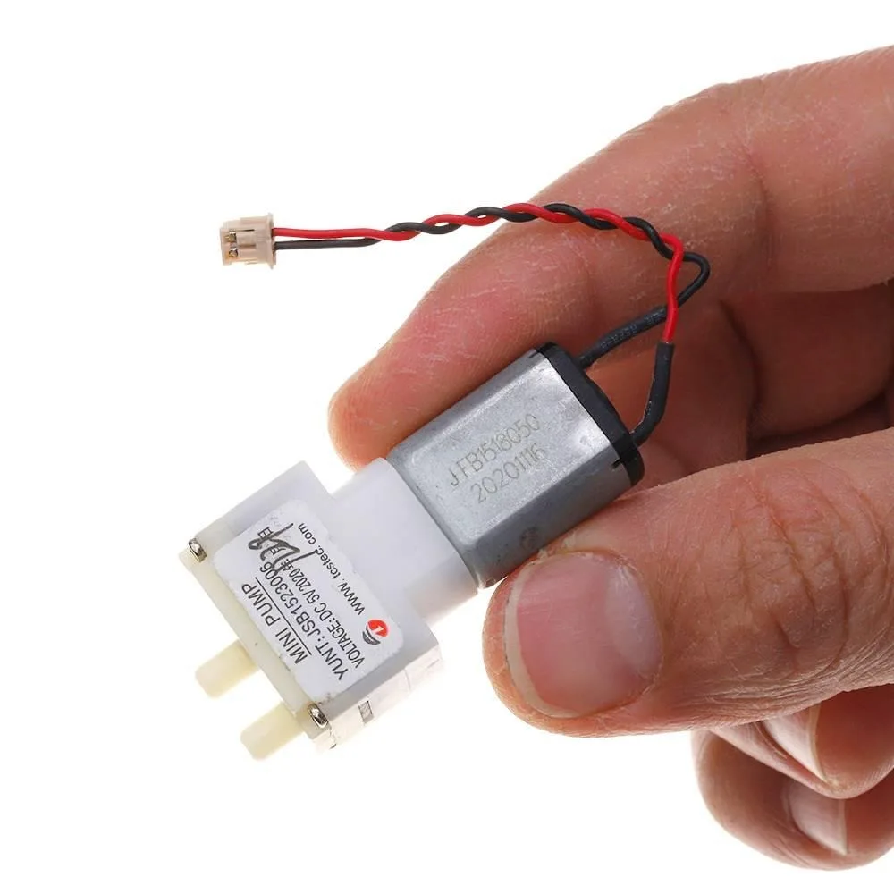 030 Micro Diaphragm Pump DC5V-6V 60mA 30KPa Pressure -35KPa Negative Pressure Mini Vacuum Pump for Inflation Oxygenation DIY