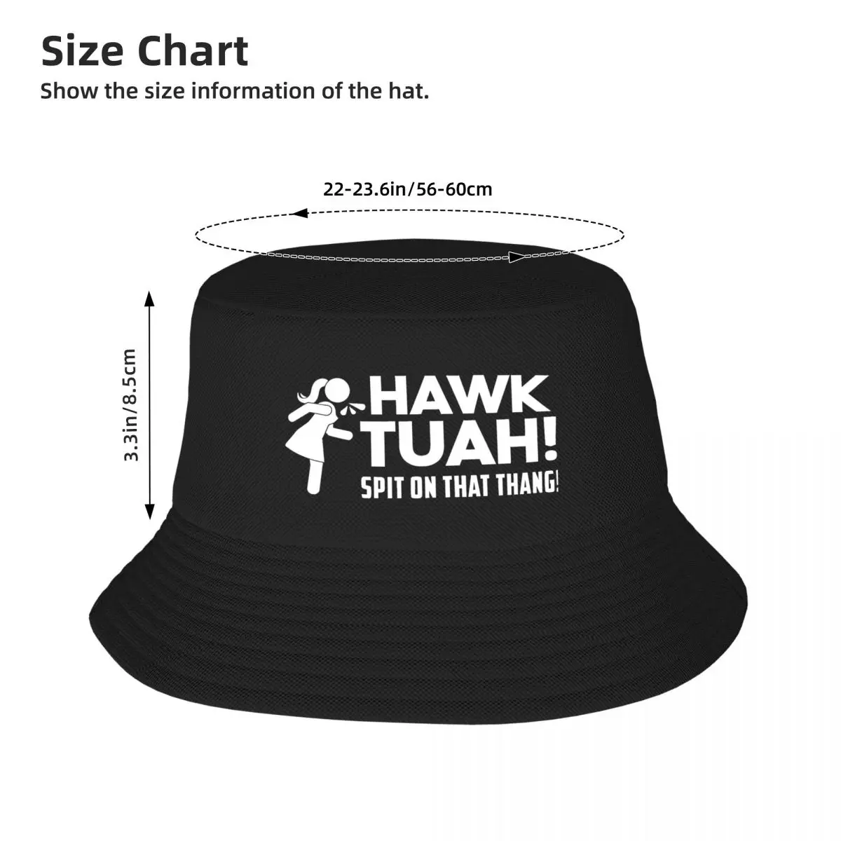 Hawk Tuah Spit On That Thing Meme Bob Hat for Woman Summer Sun Hats Style Lightweight for Camping Fishing Hat Ispoti Cap