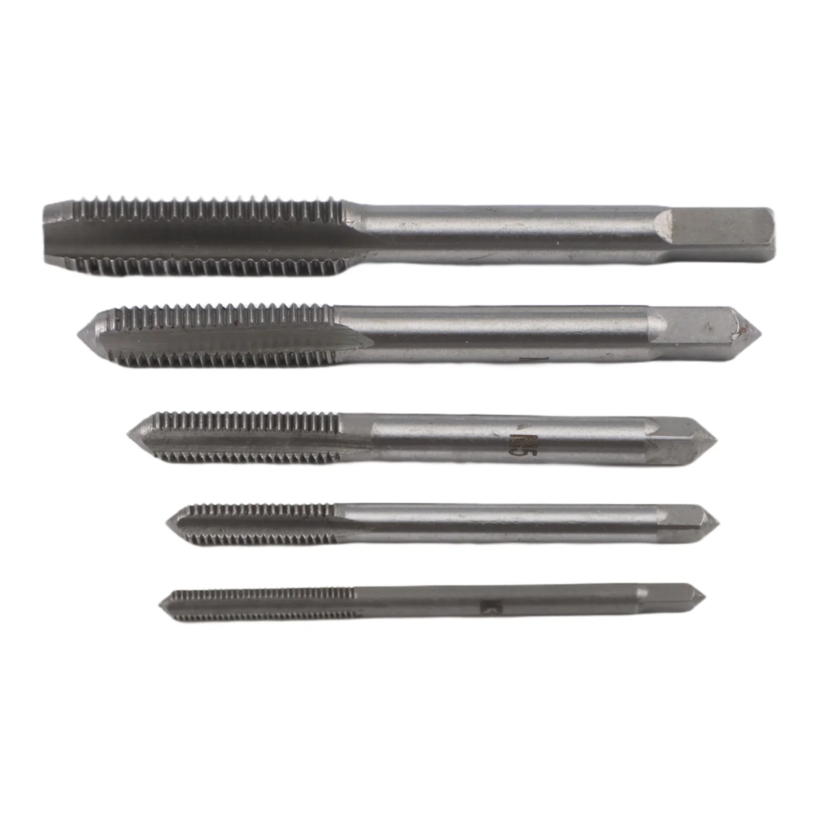 Straight Fluted Metric Thread Tap Drill Bits Set For M3-M8 5Pcs HSS for Thread Cutting in Machinery and Metalworking