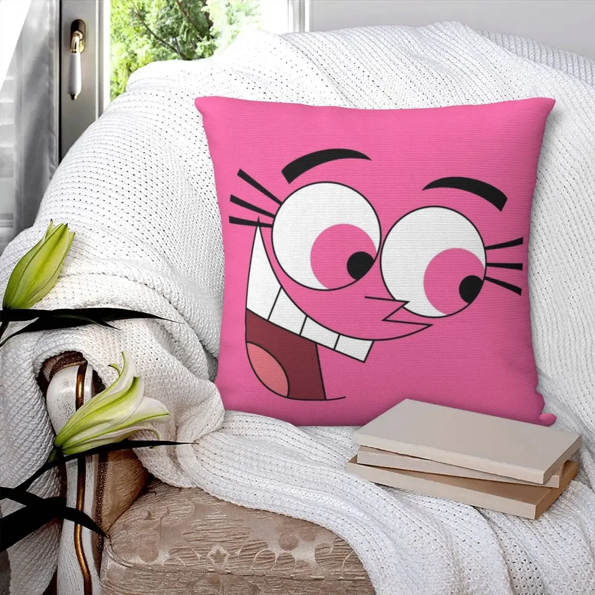 Fairly Oddparents - Wanda Pillowcase Polyester Pillows Cover Cushion Comfort Throw Pillow Sofa Decorative Cushions Used for Home