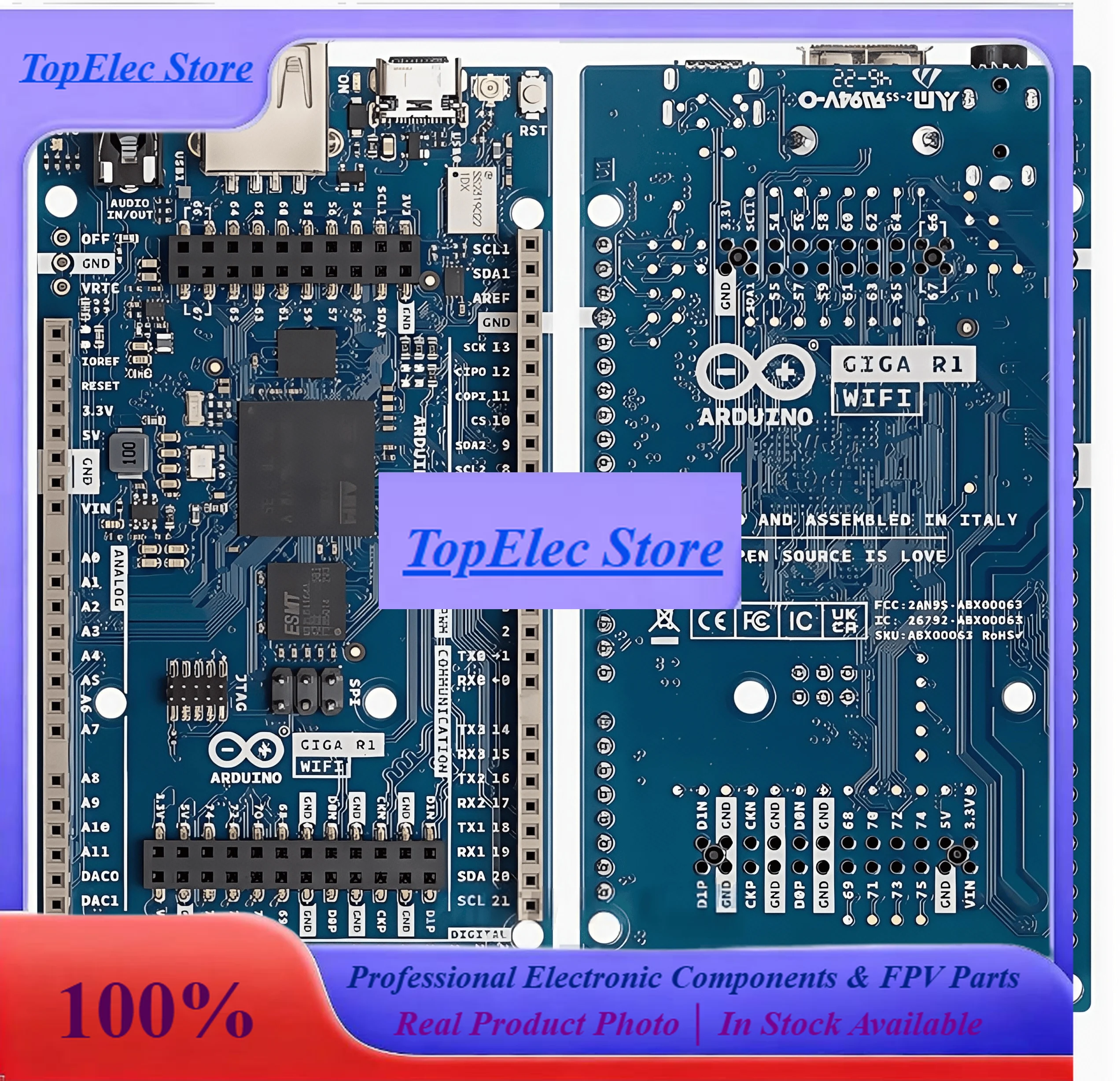 TopESArduino GIGA R1 WiFi ABX00063 STM32H747XI Due Mega