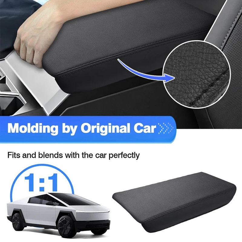 Center Console Cover For Tesla Cybertruck 2024 Accessories Armrest Cover Anti-Scratch Middle Console Pad Protector