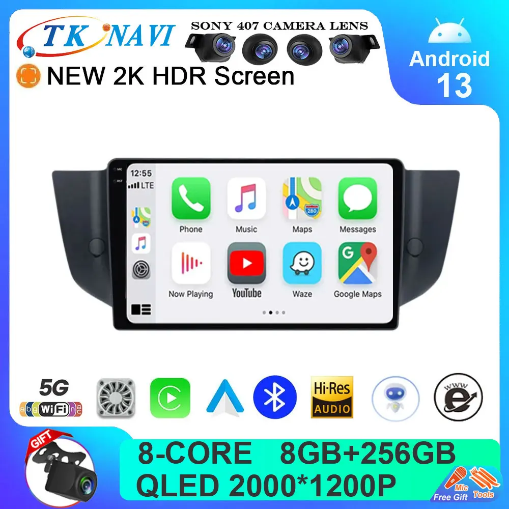 

Android 13 Car Radio For Roewe MG 550 6 MG6 2008-2015 2 Din Built In Carplay GPS Navigation Head Unit WIFI 4G LTE Tape Recorder