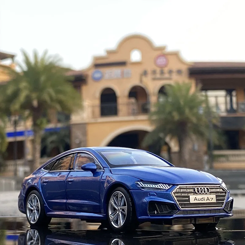 1:32 A7 Coupe Legierung Sportwagen Modell Druckguss & Spielzeugfahrzeuge Metall Spielzeugauto Modell Hohe Simulation Sound Licht Sammlung Kinder Geschenk