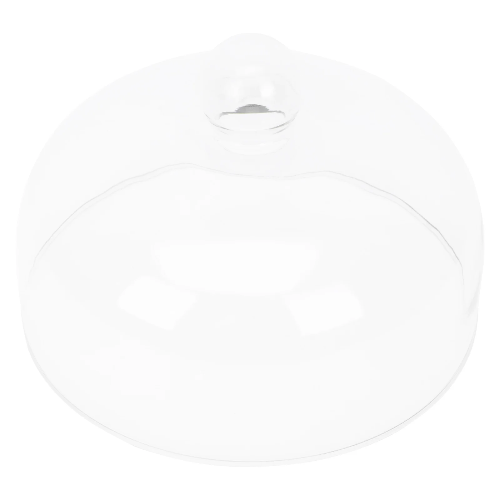 

1Pcs Transparent Food Cover Lead-Free Glass Splash Protector Dessert Cake Shield Party Snack Guard Glass Cover