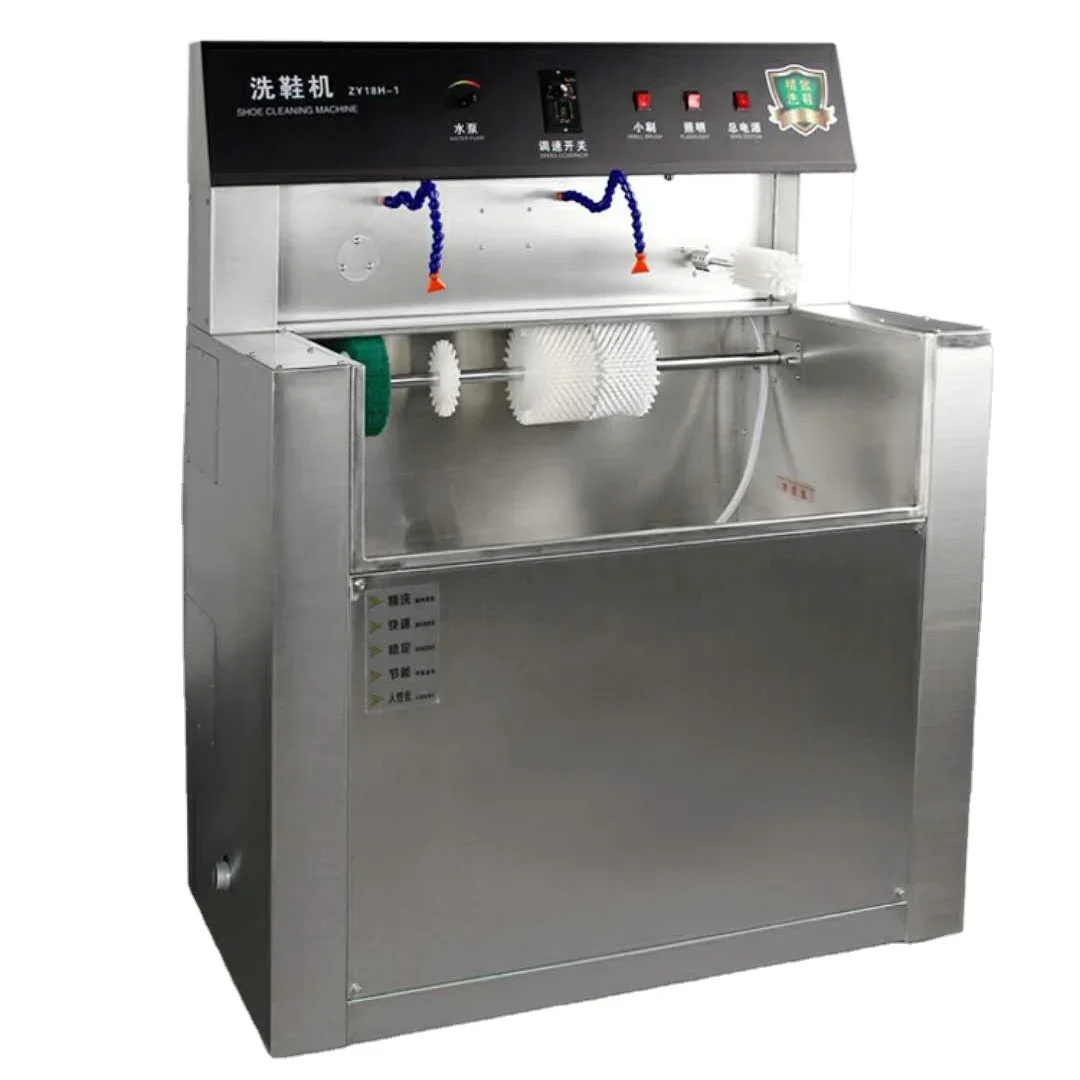 

Shoe Washing MachineHand-rubbing Shoe Washing Equipment Stainless Steel Material Double Bucket Circulating Water Commercial Shoe