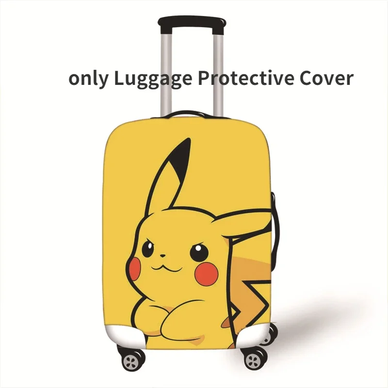 Pokemon Pikachu Travel Suitcase Dust Cover Luggage Protective Cover for 18-32 Inch Trolley Case Dust Cover Travel Accessories