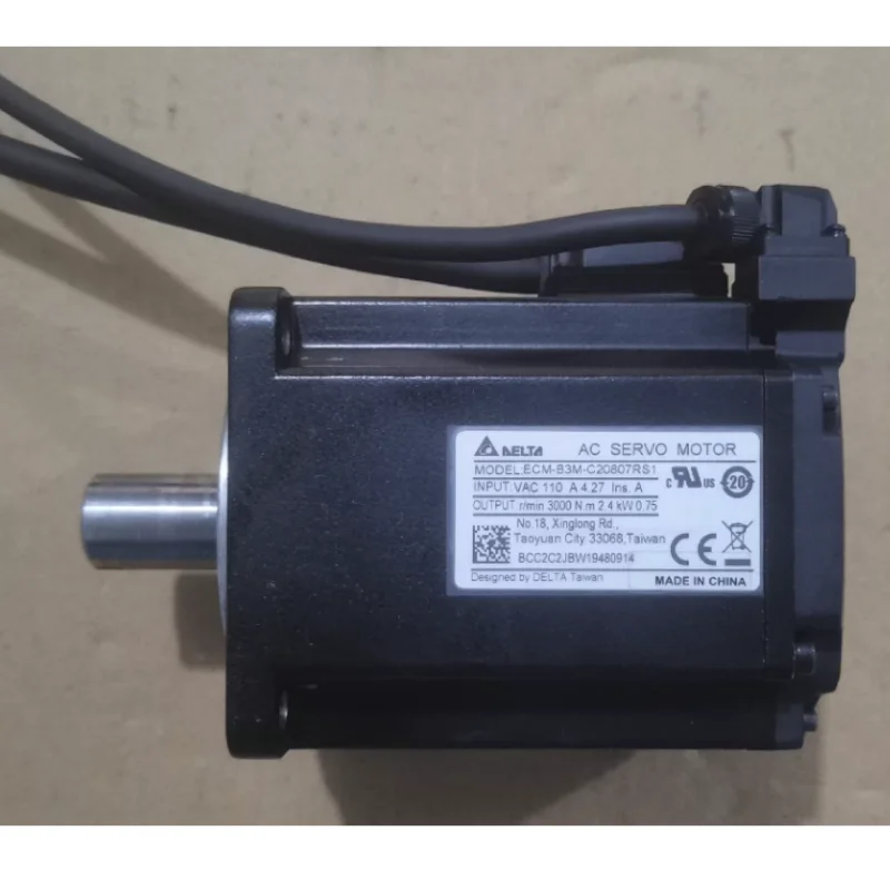 Second hand servo motor B3 series 750W ECM-B3M-C20807RS1 tested OK and shipped quicklyse