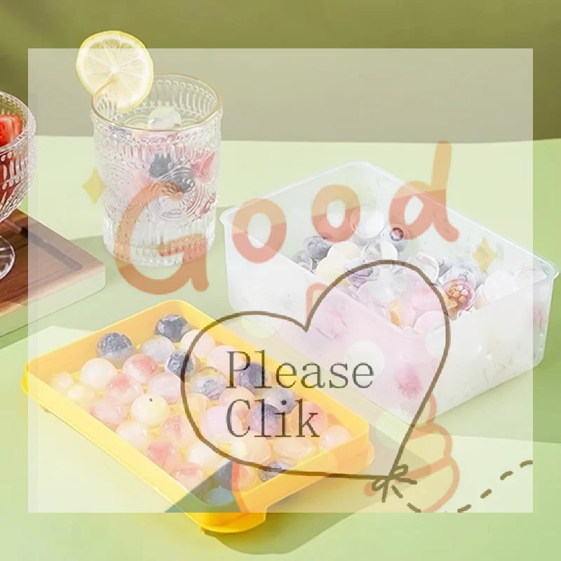 【HG】3 Pcs BPA Free Round Ice Ball Maker Mold Easy Release Dust Proof Lid For Home Bar Cocktail Summer Iced Drinks
