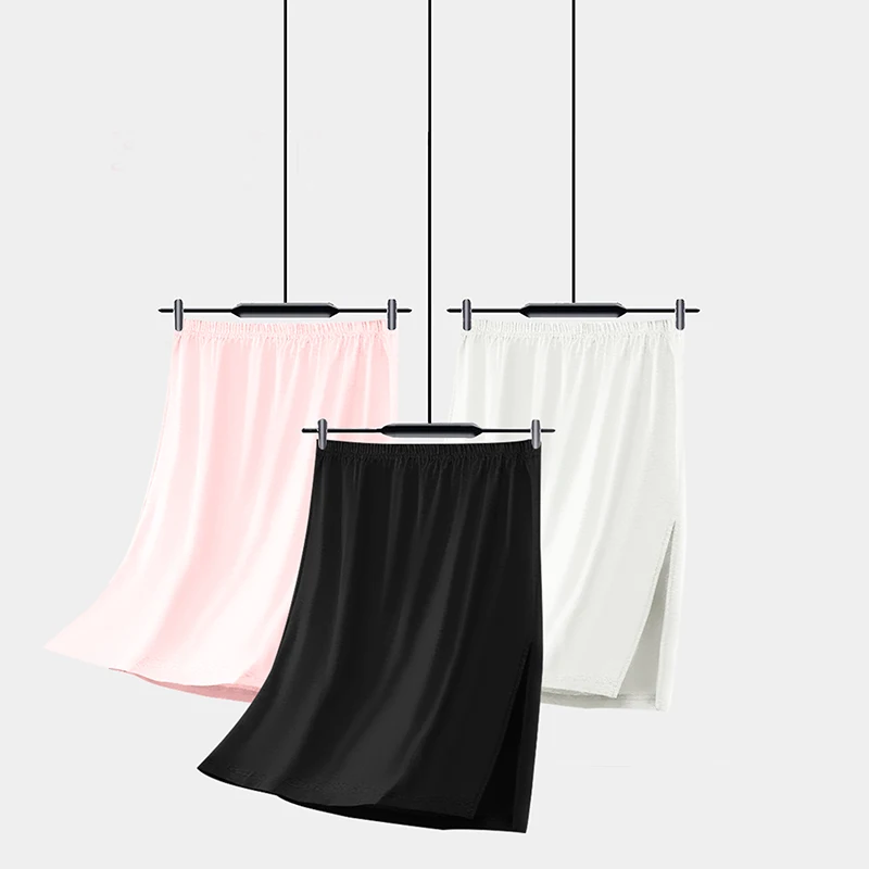 

New Modal Men's Bath Pants Naked Sleeping Unrestrained Underwear For Men Skirt Pants Breathable Comfortable Man Bath skirt Fashi