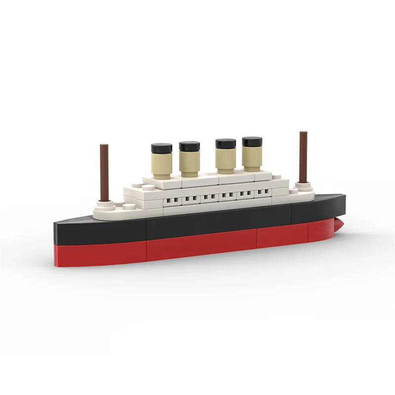 Titanic Break In Half RMS Cruise Sank Building Blocks Moc Ship Boat 3D Plastic Model DIY Steamboat Gifts Kids Toys City Movie