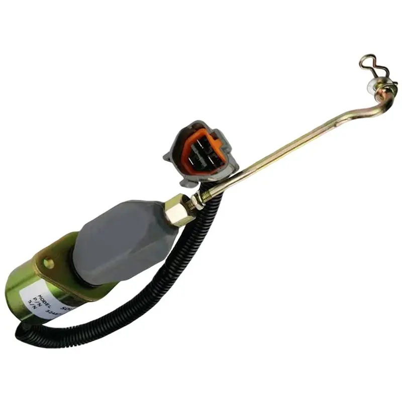 Detalhe 4 de Válvula solenoide For Mitsubishi S4Q2/S4S S6S Compatible 12V Excavator Engine Flameout Solenoid Valve 32A8715100-AU62 Pneumática