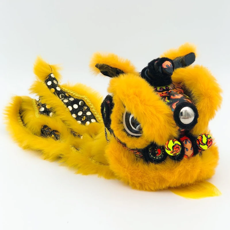 Popular Chinese style Foshan traditional miniature decorations lion head ornaments lion dance lion puppet awakening