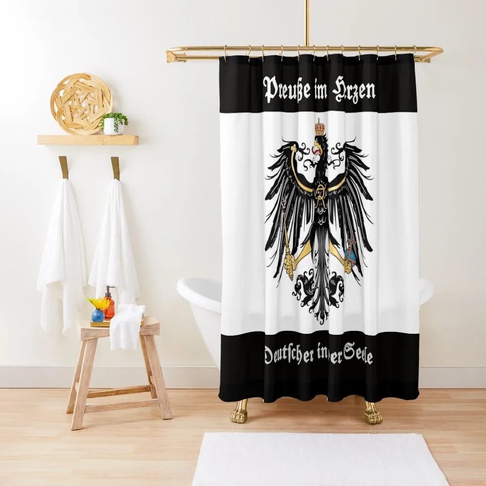 

Prussian in heart - German in soul Shower Curtain For Bathroom Shower Anti-Mold Waterproof Shower For Bathrooms Curtain
