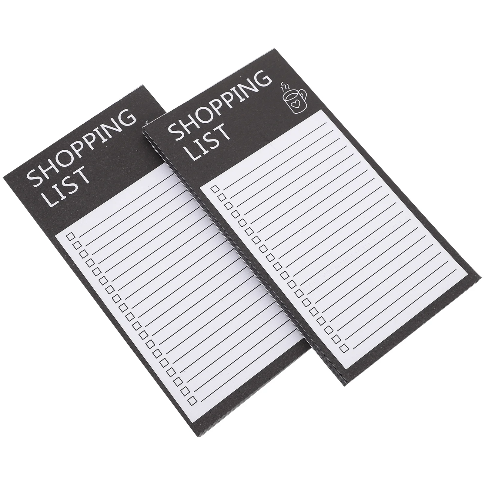 Lista de compras bloco de notas de compras semanal folhas de rasgo escrita suave papel seguro caderno diário para compras