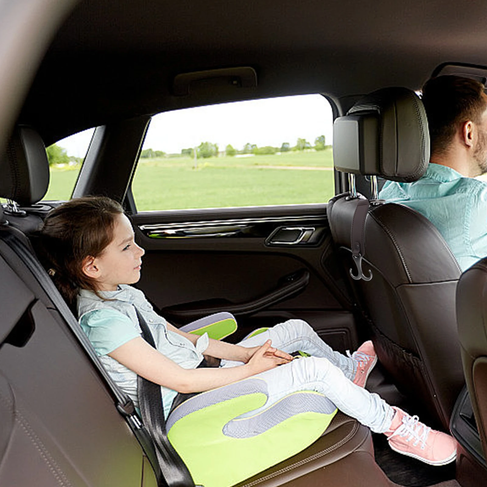 

Multifunctional Car Hooks for Seat Back Storage Specific Zinc Alloy Hangers Durable Reliable Keeps Car Organized