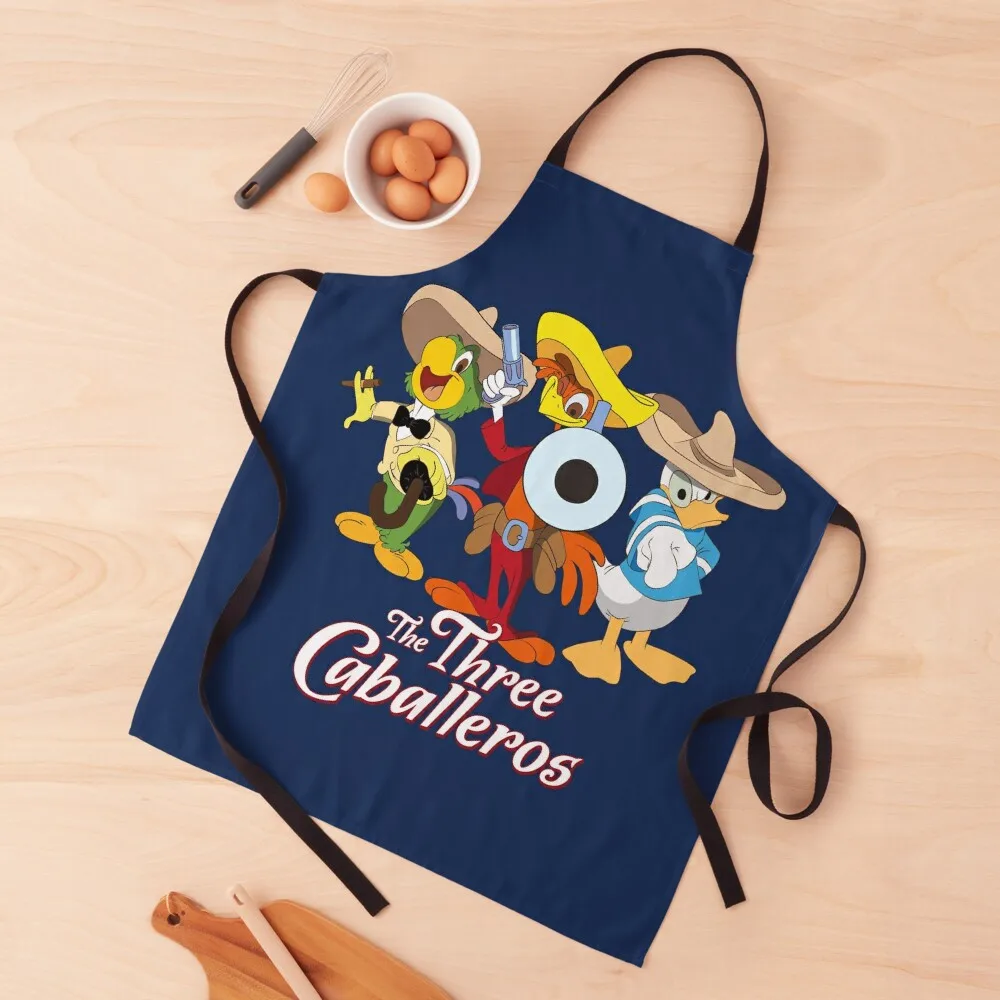 

The caballeros, three amigos Apron House Things For Home And Kitchen Kitchen Handle For Women Apron