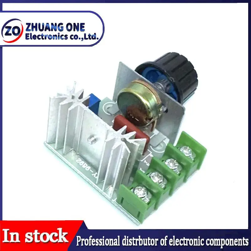 AC 220V 2000W SCR Voltage Regulator Dimming Dimmers Motor Speed Controller Thermostat Electronic Voltage Regulator Module