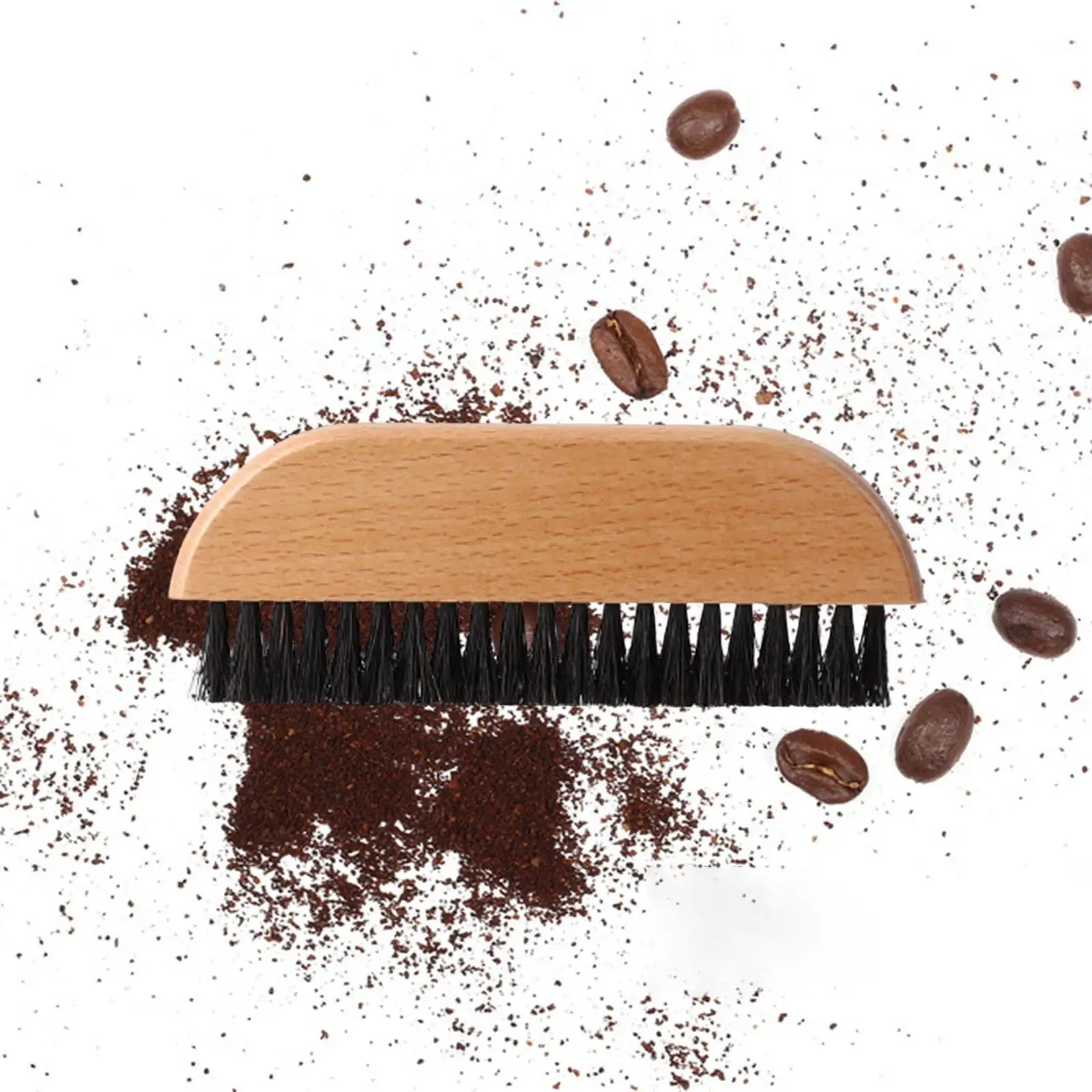 فرشاة تنظيف ماكينة القهوة ، فرشاة تنظيف الأدوات لدقيق مسحوق الفول ، 2-4 عبوات