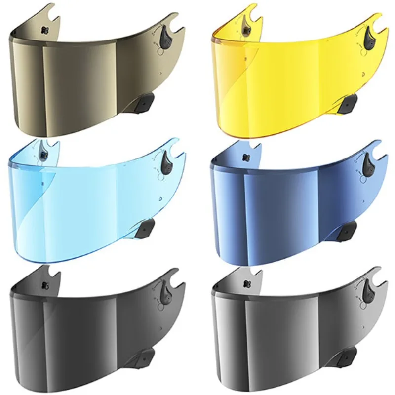 خوذة دراجة نارية قناع كامل الوجه لسباق القرش R PRO GP UV المضادة للخدش حاجز الرياح نظارات قناع دراجة نارية الملحقات