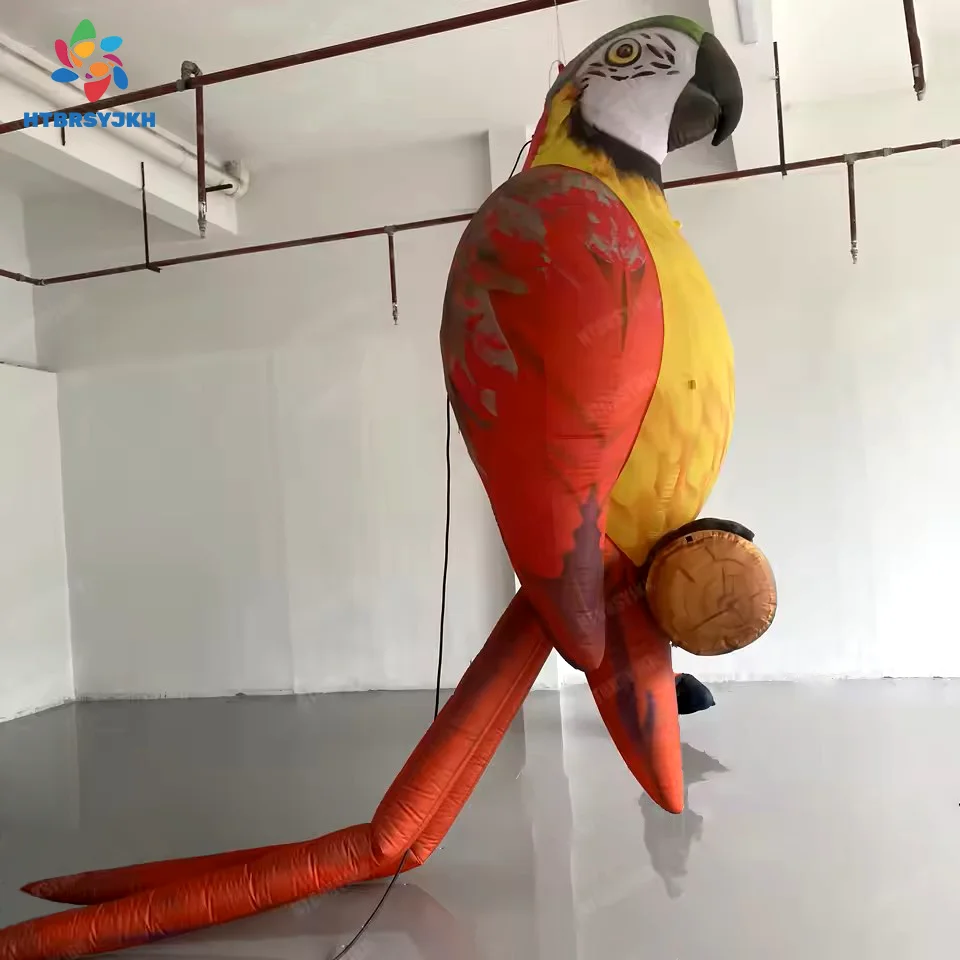 นกแก้วเป่าลมยักษ์สูง 3 ม./4 ม. สำหรับโฆษณา