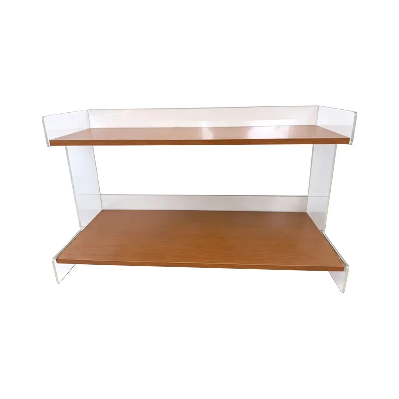 Acrylic multi-layer storage rack, tea set, water cup desktop finishing storage rack