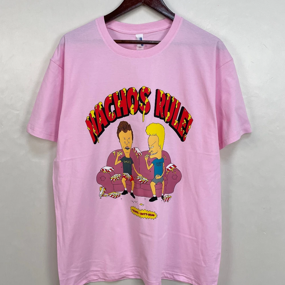 Beavis Butthead Vintage Cotton T-shirt Tops Unisex New Fashion Cotton Men TShirt New Tee Tshirts Womens Tops Summer Short Sleeve view 3