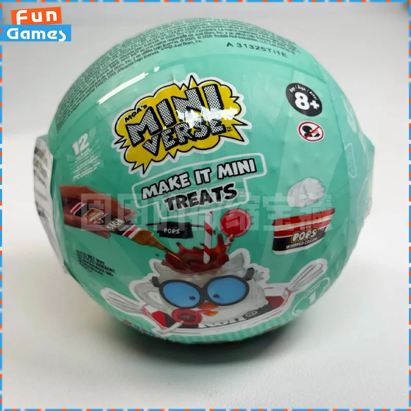 MGA Miniverse Mini Blind Ball Toys Halloween Food Play House Toy Brand Snacks Mini Mystery Box Decoration Custom Toys Kids Gift