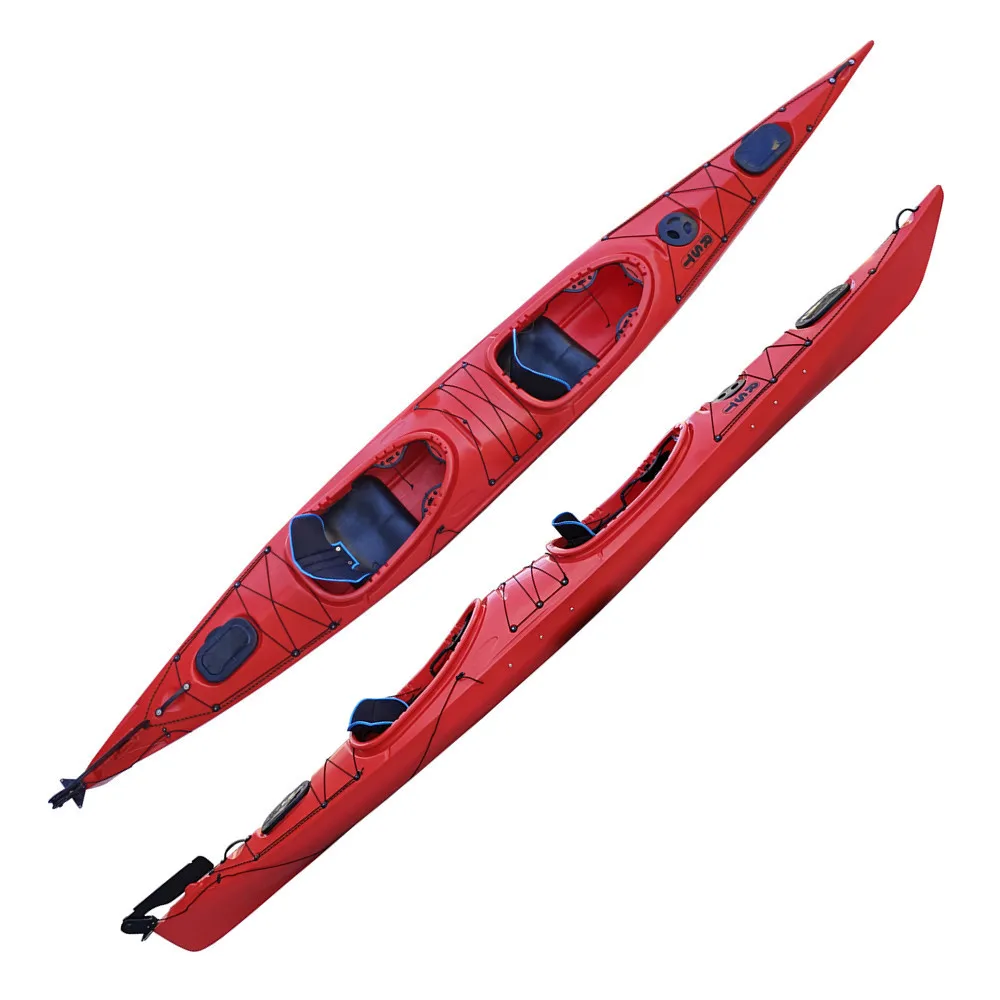 5,2 Meter langes Doppelkajak aus Kunststoff mit Ozeanboot