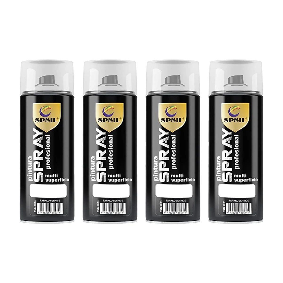 بخاخ أكريليك للمعدن والخشب والبلاستيك ومتعددة الوظائف والورق المقوى والسيراميك ومجموعة كبيرة من الألوان والتشطيب ، 4 عبوات