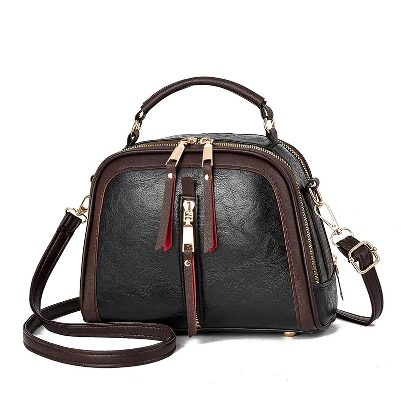 حقيبة يد نسائية جديدة ذات سعة كبيرة لعام 2025، محفظة كتف بلون نقي، حقيبة كروس مقاومة للماء للتنقل والسفر في العمل #1