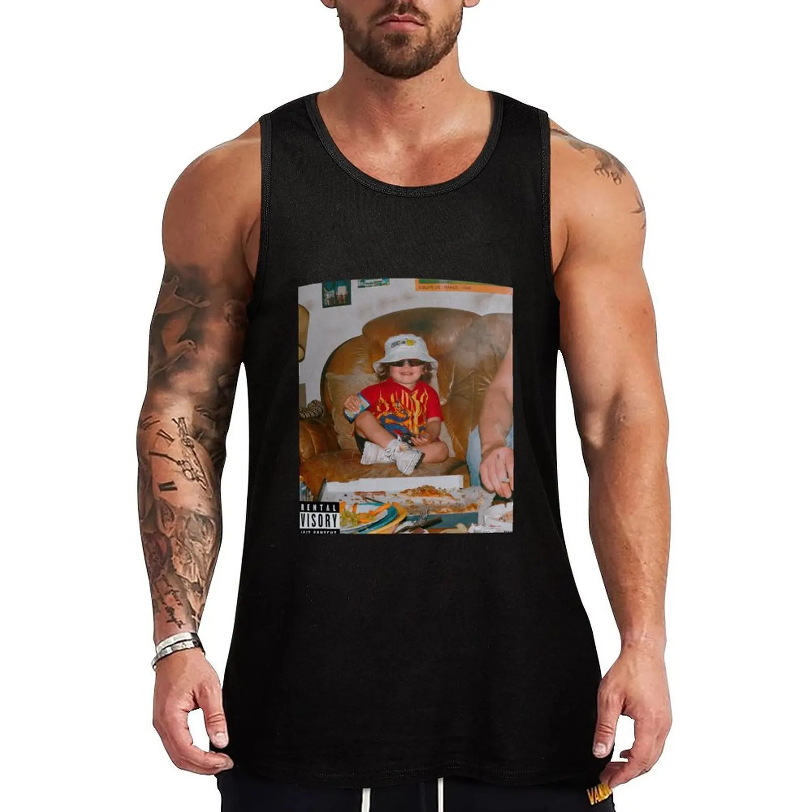 

LORENZO LIVING LEGEND Tank Top new in tops & t-shirt Men's gym singlets for men