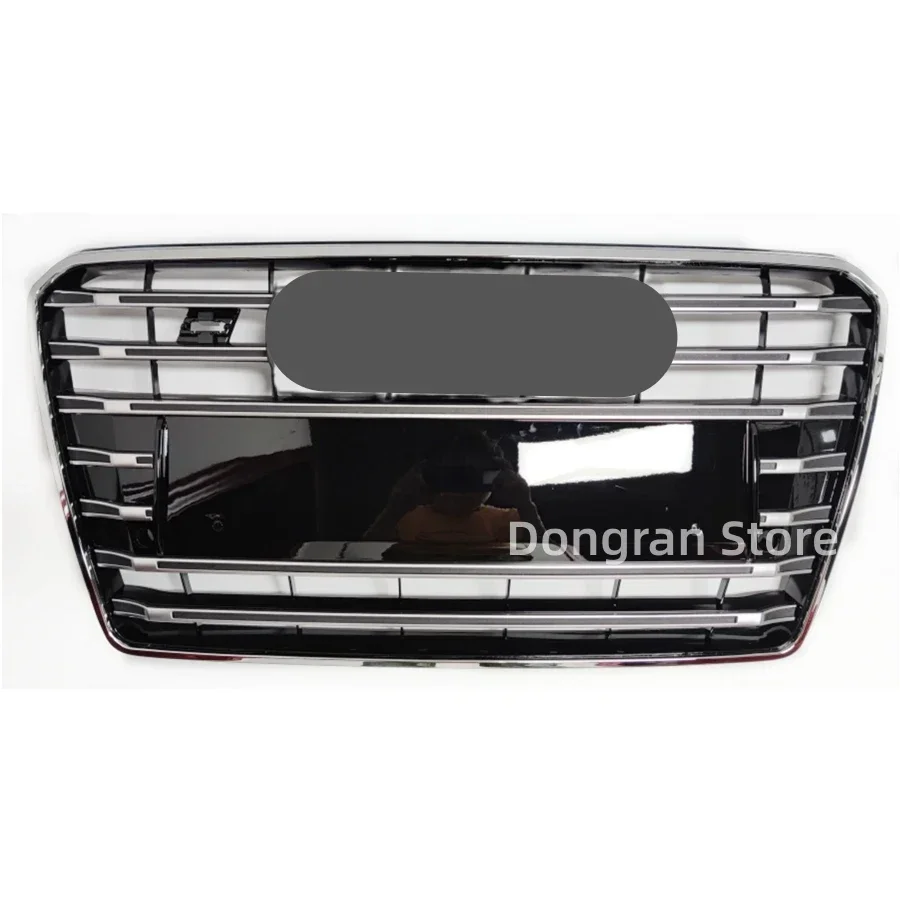 

For RS7 Style Front Sport Hex Mesh Honeycomb HoodGrill Gloss Black For Audi A7/S7 2009-2015 CarAccessories