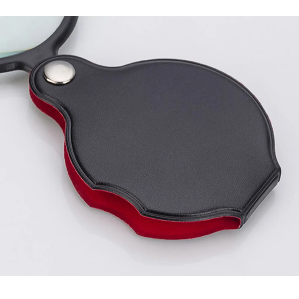 

5Pcs Portable Folding Magnifying Glass for Seniors Hobbyists Reading Aids with Pouch and Protective Case Black