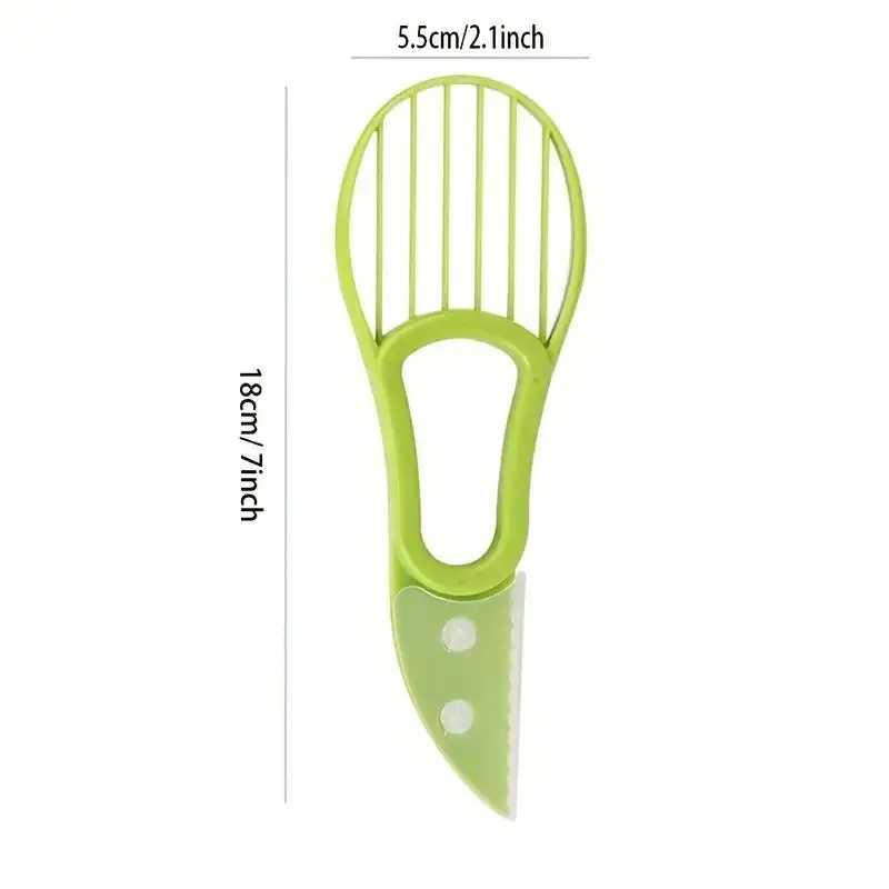 Avocado Slicer Shea Corer Butter Fruit Peeler Cutter Pulp Separator Plastic Knife Kitchen Vegetable Tools Home Accessory