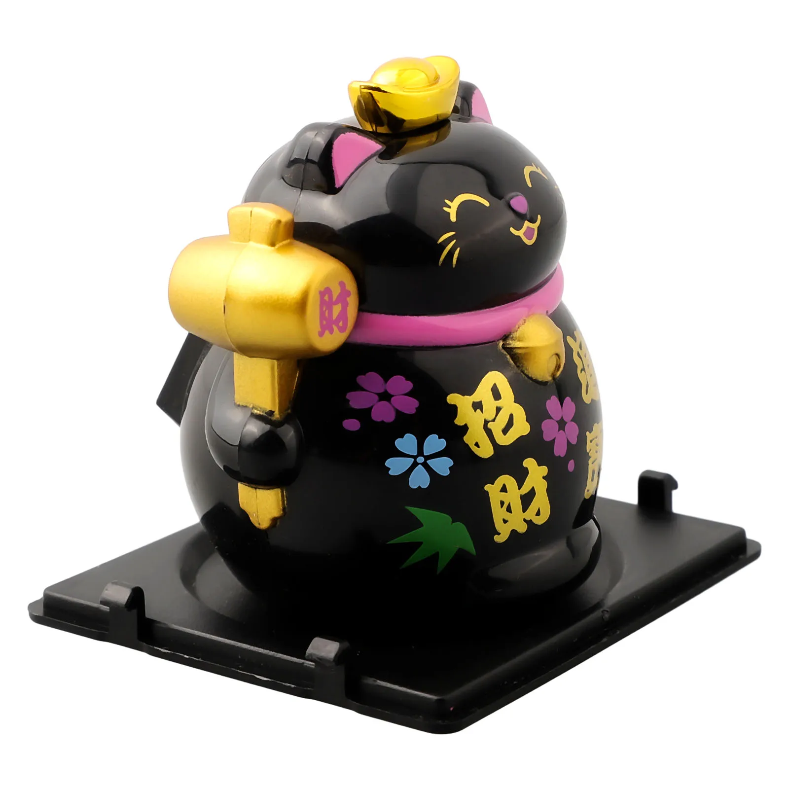 Automatic Lucky Cat Environmentally Friendly High Quality Plastic Home Office Automatic Continuously Package Contents