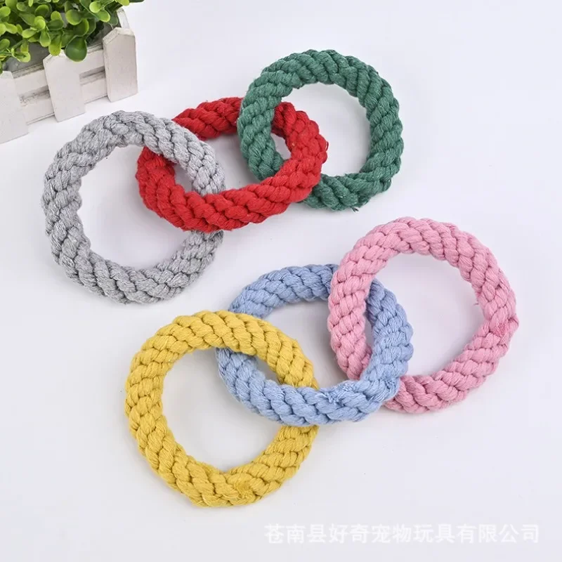 Rope Pet Toys for Dog Chew Toys Bite Resistant Pet Toy Outdoor Training Pet Supplies Dogs Clean Teeth Toy Jouet Chien Peluche