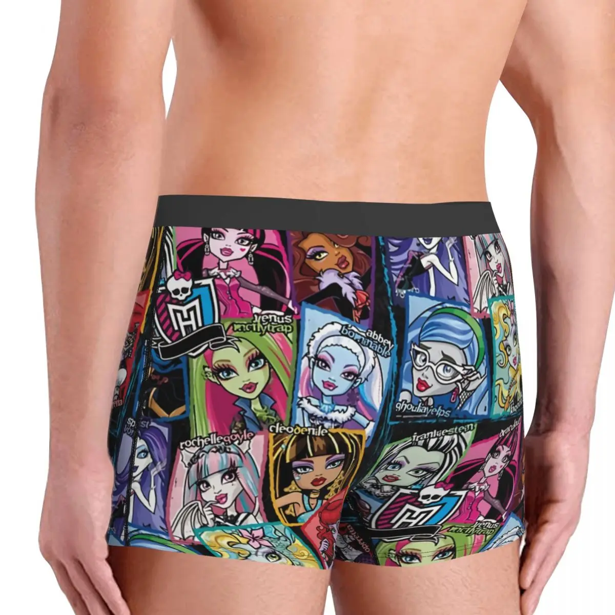 Monster High Doll All Character Underpants Cotton Panties Men\'s Underwear Ventilate Shorts Boxer Briefs