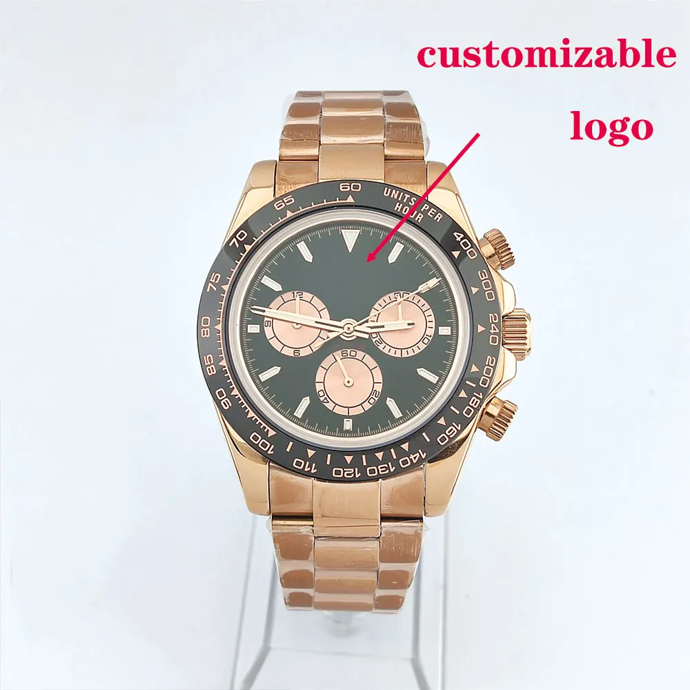 39mm Men's automatic mechanical watch, 4130 / 4613D automatic movement, sapphire glass, luxury multi-functional waterproof watch
