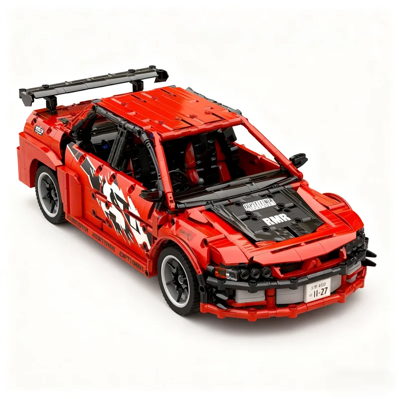 1681 stks MOC Sean S Mitsubishi Lancer Evolution 1 Technisch Model Bouwstenen Architectuur Speelgoed Kerstcadeaus Verjaardag
