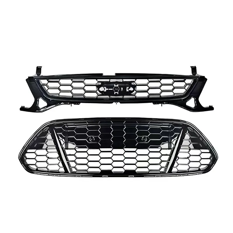 For Ford Mondeo 2011 2012 2013 MK4 Front Kidney Grill body kit Lower Mesh Grill Grille Cover Trim Racing Grills Auto Accessories