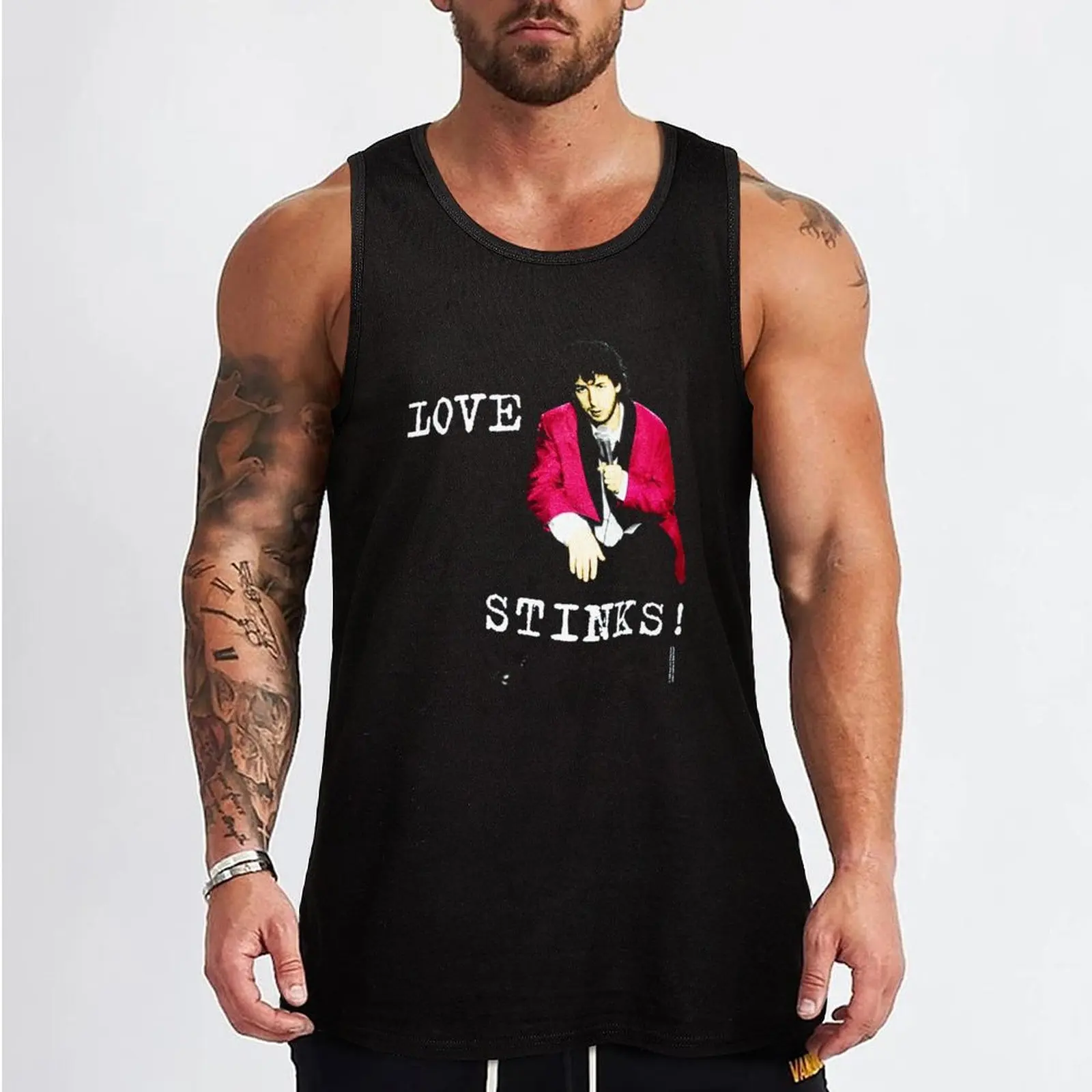 1998 the wedding singer Vintage LOVE STINKS! Classic 90's Pop Culture Adam Sandler Gift For Fans, For Men and Women, Gi Tank Top