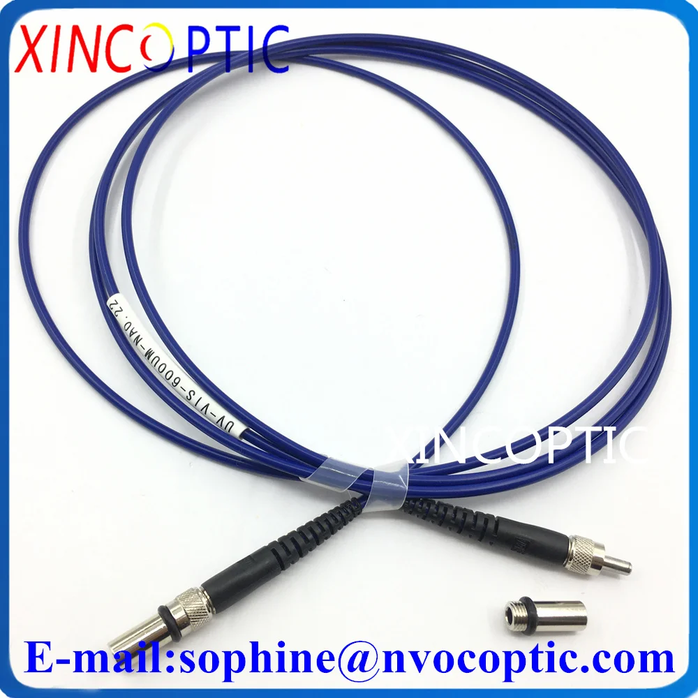 

SMA905 Round Type SMA905/FC/ST UV-VIS 200-1100nm 600um 3.0mm 2M Optimized Quartz Metal Core Fiber Optic Patch Cord Cable Jumper