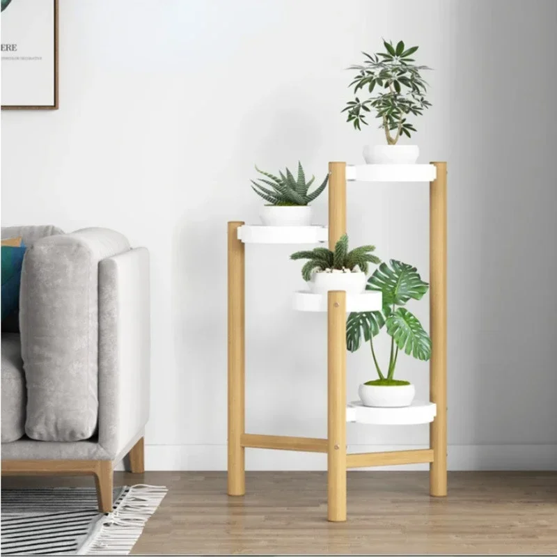 Simple Plant Stand Creative Multi-layer Plant Shelves Triangle Structure Flowerpot Stand Strong Load-bearing Rack For Plants