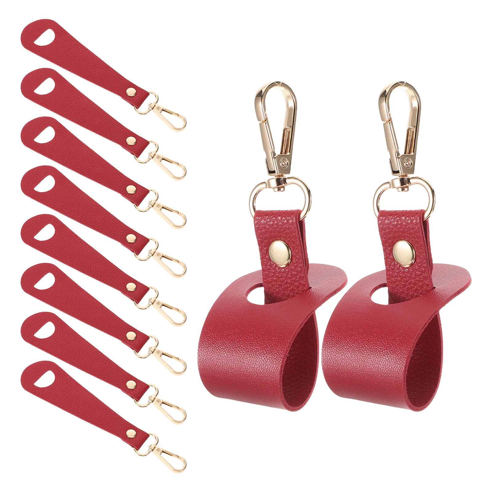 

10Pcs Hat Clip for Bag Rugged Anti Slip PU Travel Hat Holder Clip Handsfree Cap Storage for Backpack Purse Camping Beach