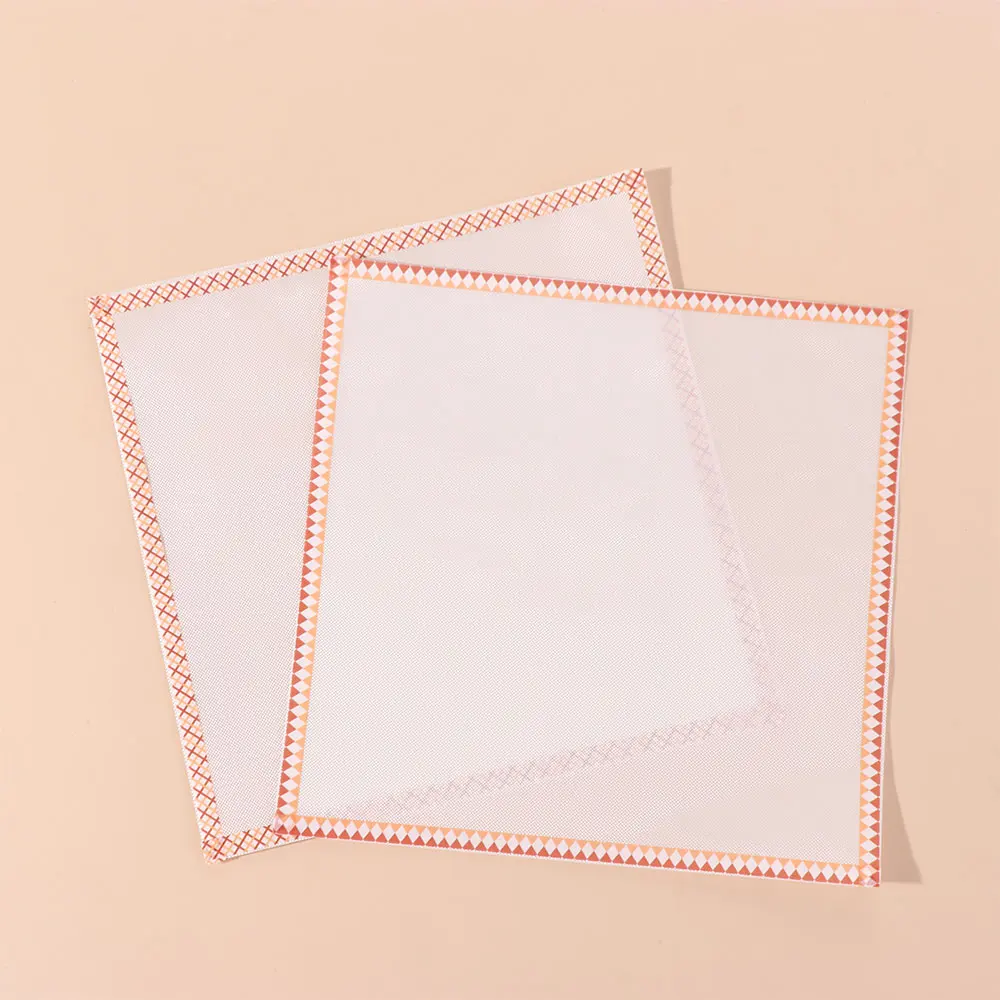 4PCS Light Transmission Perler Beads Baking Cloth Edge-stitched DIY Ironing Sheets for Fuse Beads Sturdy Heat Resistant