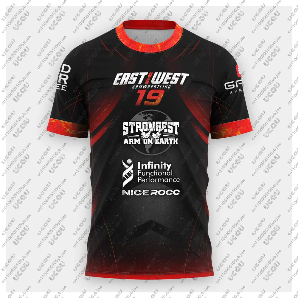 الذراع المصارعة مباراة 2026 الرياضة الشباب تنفس في الهواء الطلق عادية تي شيرت الرجال أطفال بنات بلايز لعبة الشرق مقابل الغرب 19 جيرسي اللياقة البدنية #1