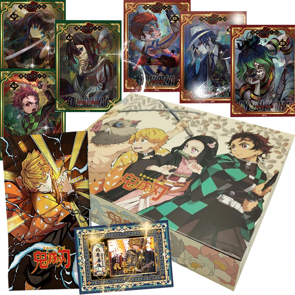 

Japanese Anime Demon Slayer Collection Cards Deeply Loved By Fans Characters Classic Popular IP Co Branded Cards Children Gifts